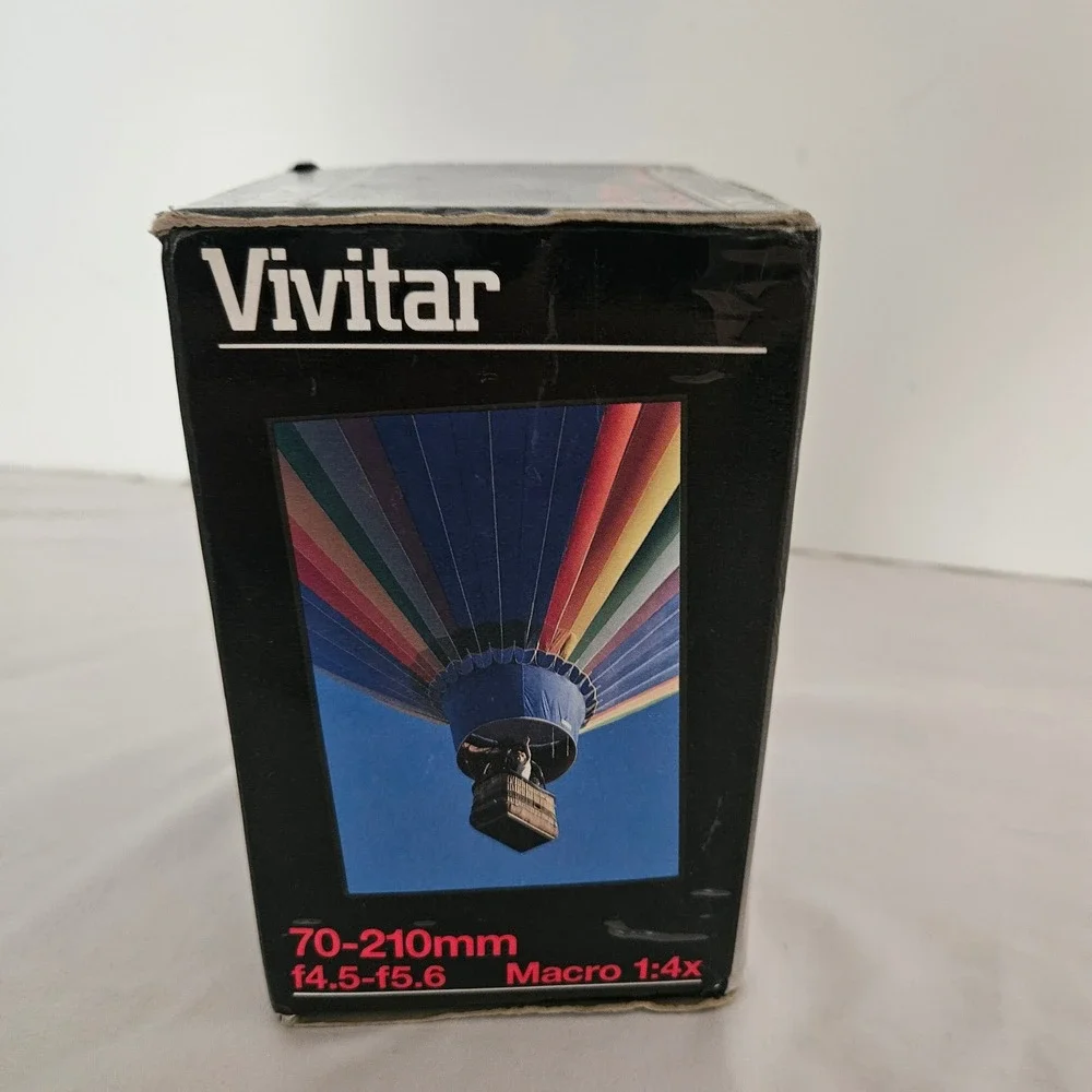 Vivitar 70-210mm f4.5-5.6 Macro Focusing Zoom Lens for Olympus OM Mount MC 52mm